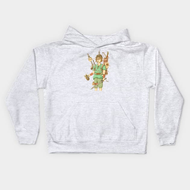 Robin Hood Kids Hoodie by Masrofik